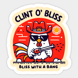 CLINT O' BLISS Sticker